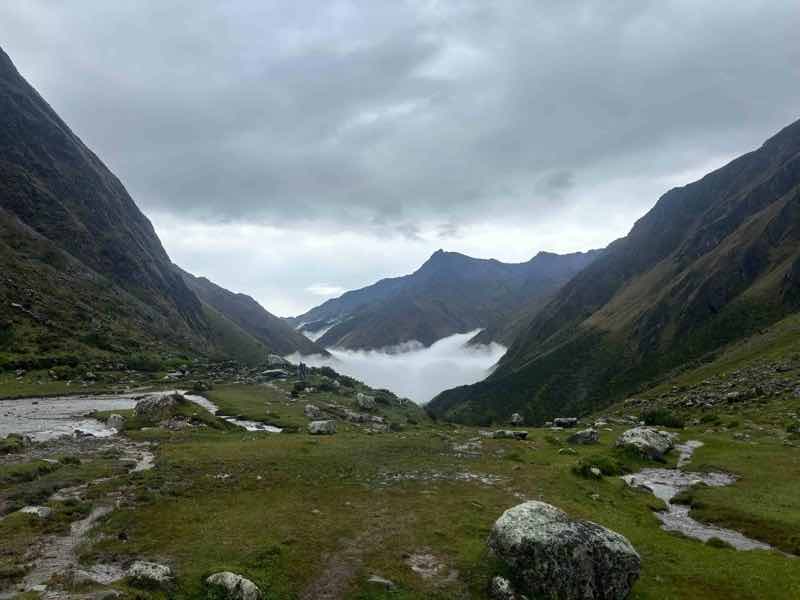 The Salkantay Trek - the fog that chased us to the Salkantay Pass